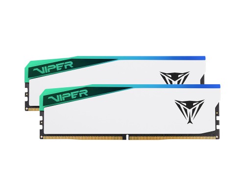 Модуль пам'яті для комп'ютера DDR5 64GB (2x32GB) 6200 MHz Viper Elite 5 RGB Patriot (PVER564G62C42KW)
