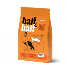 Сухий корм для кішок Half&Half для стерилізованих з яловичиною 8 кг (4820261920819)