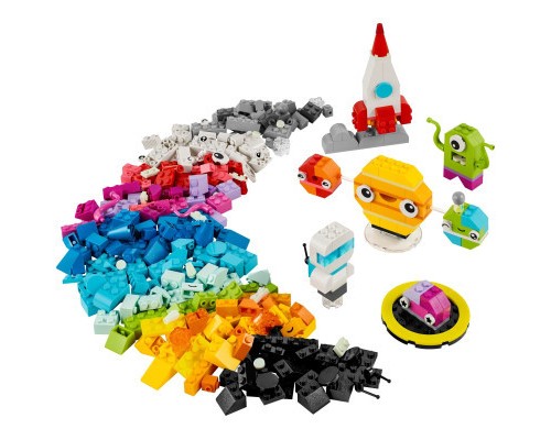 Конструктор LEGO Classic Творчі космічні обʼєкти 450 деталей (11037)