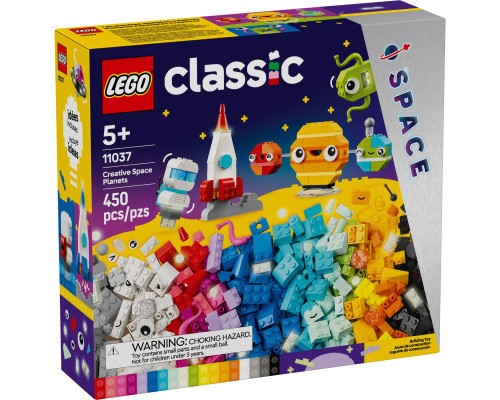 Конструктор LEGO Classic Творчі космічні обʼєкти 450 деталей (11037)