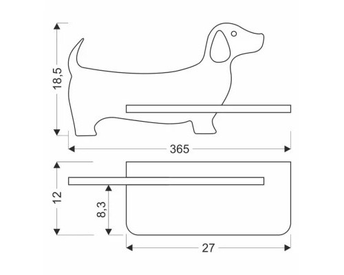 Світильник Candellux Dog (21-00989)