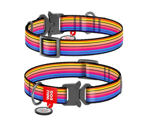Нашийник для тварин WAUDOG Nylon з QR паспортом 