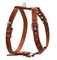 Шлея для собак Collar одинарна для середніх порід Ш 25 мм А:49-68 см В:68-80 см коричнева (06386)