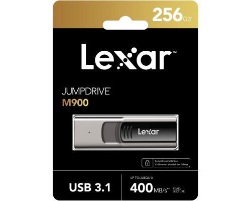 USB флеш накопичувач Lexar 256GB JumpDrive M900 USB 3.1 (LJDM900256G-BNQNG) 
