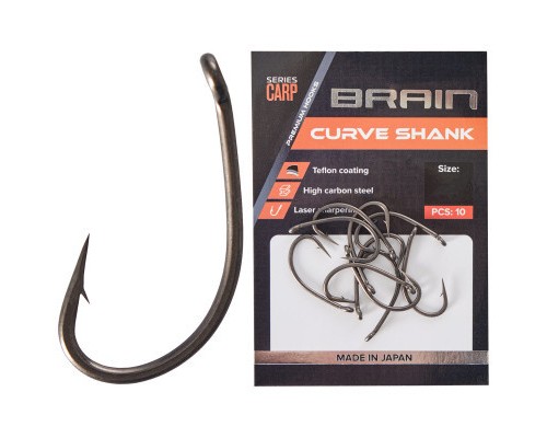 Гачок Brain Curve Shank 4 (10 шт/уп) (1858.80.14)