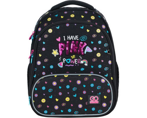 Рюкзак шкільний GoPack Education 597M-2 Pink Power (GO24-597M-2)