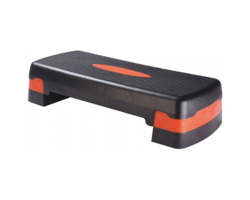 Степ-платформа LiveUp Power Step LS3168A чорний/помаранчевий 68х28х10 см (6951376107180)