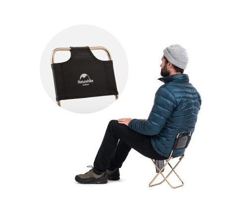 Стілець складаний Naturehike MZ01 NH18M001-Z чорний (6927595733806) Стілець складаний Naturehike MZ01 NH18M001-Z чорний (6927595733806)