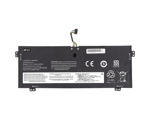 Акумулятор до ноутбука LENOVO Yoga 720-13IKB (L16C4PB1) 7.7V 7100mAh PowerPlant (NB482160) 