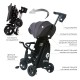Дитячий велосипед QPlay Nova+ Rubber Ultimate Black складаний триколісний (S700-13Nova+UltimateBlack)