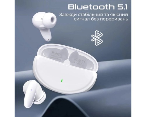 Навушники Promate Lush White (lush.white)