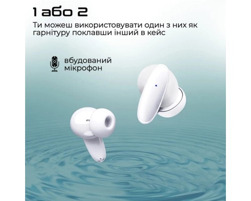 Навушники Promate Lush White (lush.white)