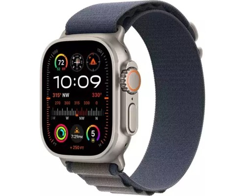 Ремінець до смарт-годинника Apple 49mm Blue Alpine Loop - Large (MT5M3ZM/A)