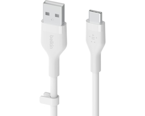 Дата кабель USB 2.0 AM to Type-C 1.0m White Belkin (CAB008BT1MWH)