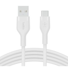 Дата кабель USB 2.0 AM to Type-C 1.0m White Belkin (CAB008BT1MWH)