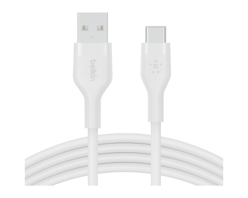Дата кабель USB 2.0 AM to Type-C 1.0m White Belkin (CAB008BT1MWH)