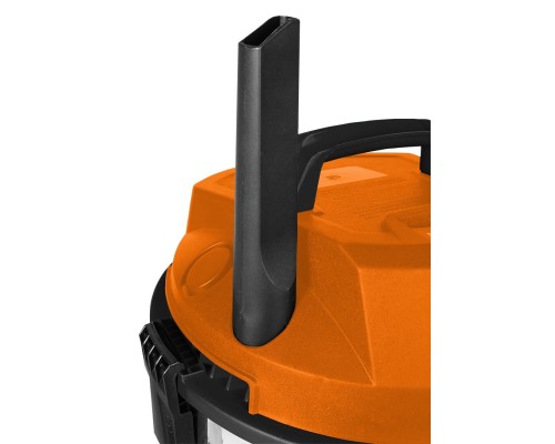 Пилосос будівельний Neo Tools 1400Вт, 18 кПа, 30л, HEPA, колеса, 5.92кг (04-738)