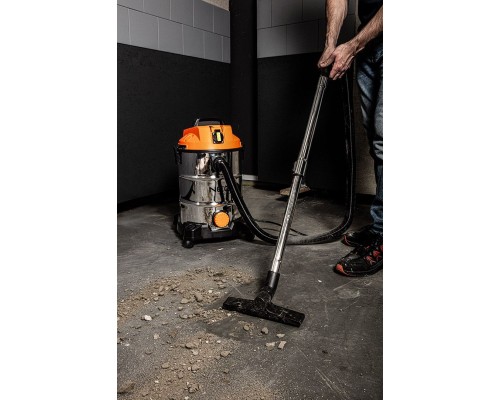 Пилосос будівельний Neo Tools 1400Вт, 18 кПа, 30л, HEPA, колеса, 5.92кг (04-738)