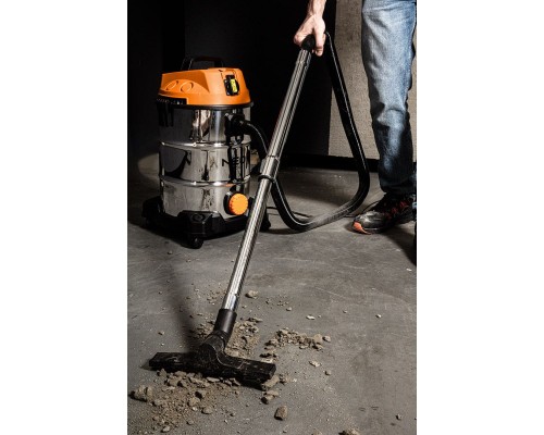 Пилосос будівельний Neo Tools 1400Вт, 18 кПа, 30л, HEPA, колеса, 5.92кг (04-738)