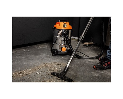 Пилосос будівельний Neo Tools 1400Вт, 18 кПа, 30л, HEPA, колеса, 5.92кг (04-738)