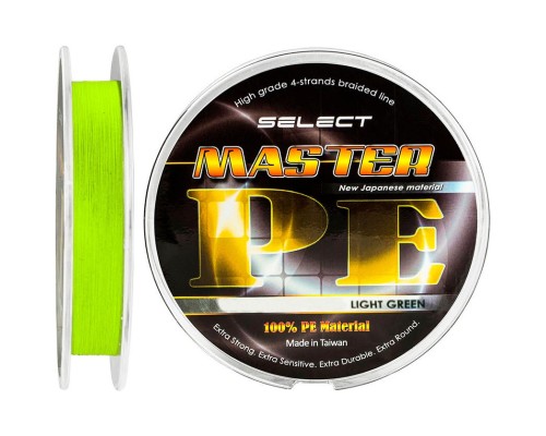 Шнур Select Master PE 150m салатовый 0.24мм 29кг (1870.01.57)