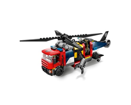 Конструктор LEGO City Ремікс вертольотів, пожежних машин і підводних човнів (60462)