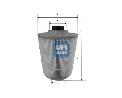 Повітряний фільтр для автомобіля UFI 27.A00.00