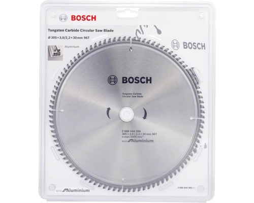 Круг відрізний Bosch пиляльний Eco for Aluminium 305x30-96T (2.608.644.396)