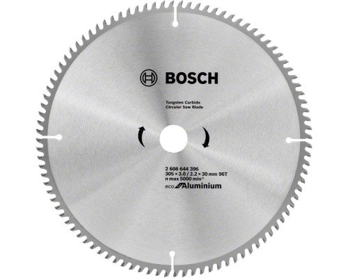 Круг відрізний Bosch пиляльний Eco for Aluminium 305x30-96T (2.608.644.396)