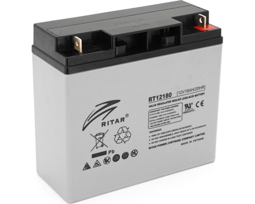Батарея до ДБЖ Ritar RT12180GL5, 12V 18.0Ah (RT12180GL5)