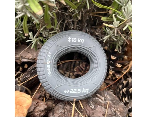 Еспандер PowerPlay PP-4330 Hand Grip Loops Medium 18-22,5 кг Сірий (PP_4330_Grey_(18-22.5kg))