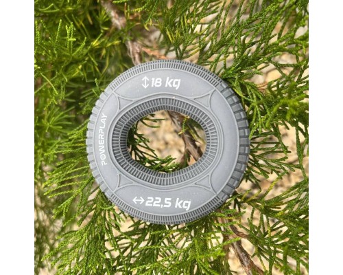 Еспандер PowerPlay PP-4330 Hand Grip Loops Medium 18-22,5 кг Сірий (PP_4330_Grey_(18-22.5kg))