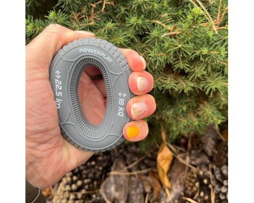 Еспандер PowerPlay PP-4330 Hand Grip Loops Medium 18-22,5 кг Сірий (PP_4330_Grey_(18-22.5kg))