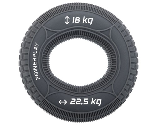Еспандер PowerPlay PP-4330 Hand Grip Loops Medium 18-22,5 кг Сірий (PP_4330_Grey_(18-22.5kg))