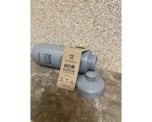 Пляшка для води SmartShake EcoBottle Squeeze 500ml Gray (11450701) Пляшка для води SmartShake EcoBottle Squeeze 500ml Gray (11450701)
