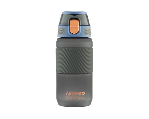 Пляшка для води Ardesto Spring 600мл чорний (AR2260SB)