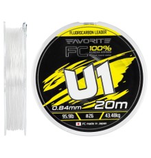 Флюорокарбон Favorite U1 FC 20m 26/0.84mm 95.9lb/43.48kg (1693.12.03)