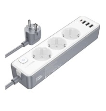 Мережевий фільтр живлення BOROFONE BAC9 (6941991116650)