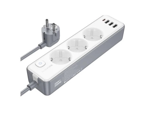 Мережевий фільтр живлення BOROFONE BAC9 (6941991116650)