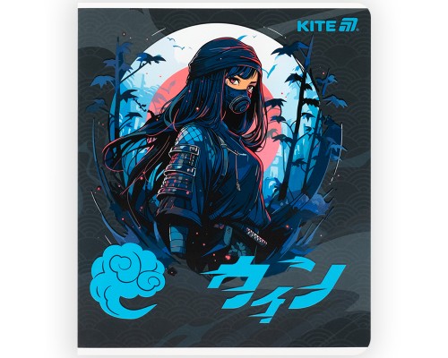 Зошит Kite Anime, 48 аркушів, клітинка (K25-259-1)