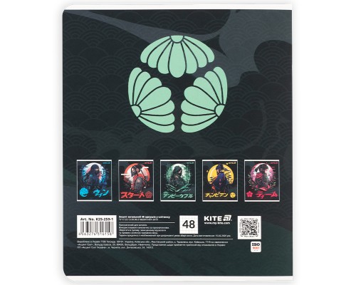 Зошит Kite Anime, 48 аркушів, клітинка (K25-259-1)