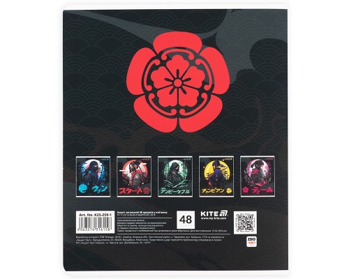 Зошит Kite Anime, 48 аркушів, клітинка (K25-259-1)