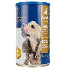 Консерви для собак PREMIUM PET Шматочки в соусі з куркою 1.240 г (4820255192260)