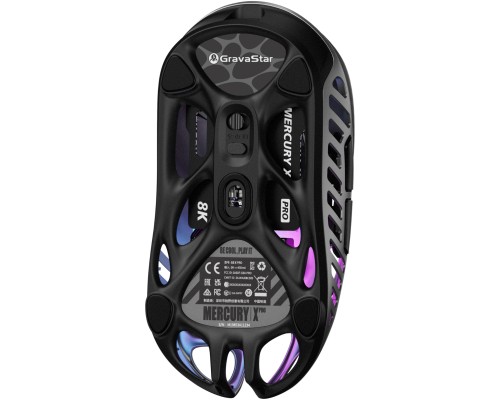 Мишка GravaStar Mercury X Pro 8K Wireless/Bluetooth/USB Grey (GSXPRO_GRY)