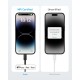 Дата кабель USB-C to Lightning 1.8m nylon 322 black Anker (A81B6G11)