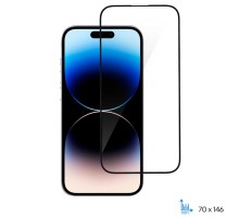 Скло захисне 2E iPhone 14 Pro 2.5D FCFG black (2E-IP-14P-6.1-SMFCFG-BB)