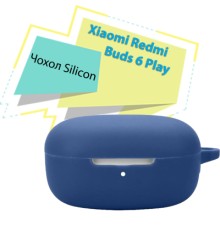 Чохол для навушників BeCover Silicon для Xiaomi Redmi Buds 6 Play Deep Blue (713229)