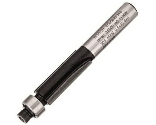Фреза Bosch Professional для вибірки врівень, Std, S8, D9.5, L25.4 (2.608.628.346)