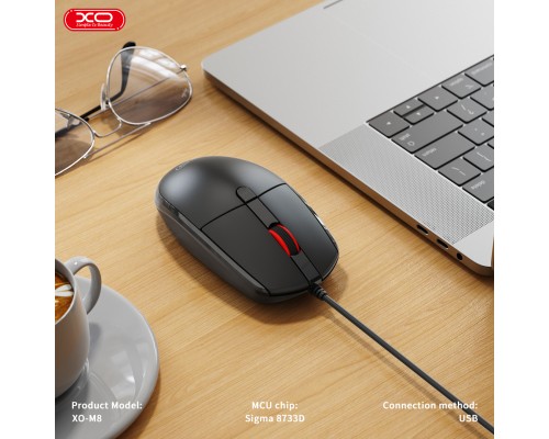 Мишка XO M8 Wireless Black (M8 Black)