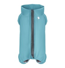 Дощовик для тварин WAUDOG Clothes водонепроникний XS25 блакитний (19812)